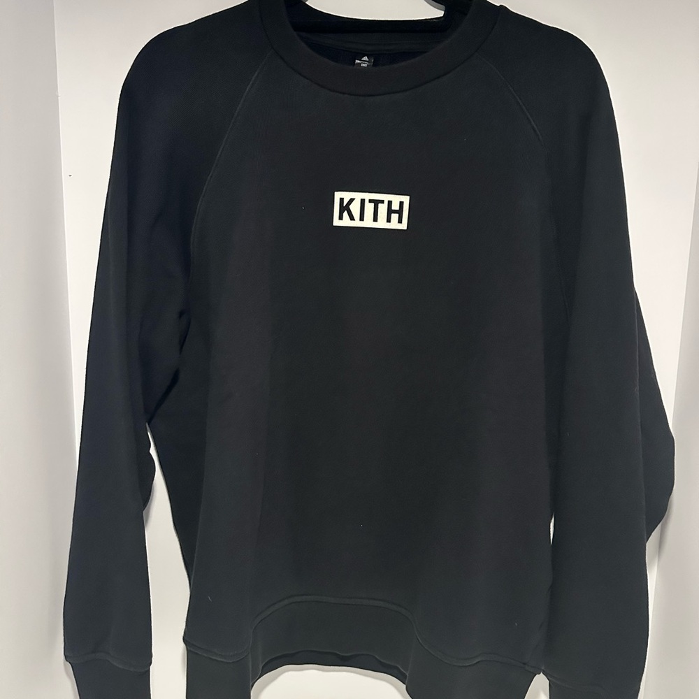 Kith x Adidas Terrex Men's Black Crewneck Sweater Medium